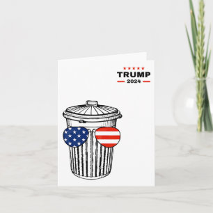 Garbyge für Trump 2024 Garge Truck Trash kann abst Karte