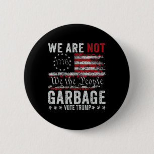 Garbyge für Trump 2024 wieder eine große Garage Button