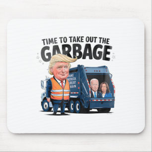 Garbyge für Trump im Jahr 2024 - lustige Zeit, Gar Mousepad