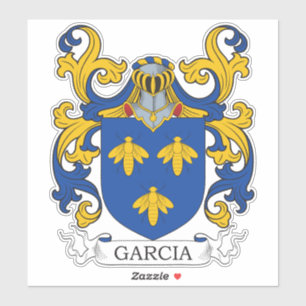 Garcia Familienwappen Aufkleber