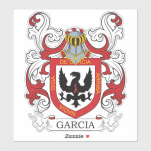 Garcia Familienwappen Aufkleber
