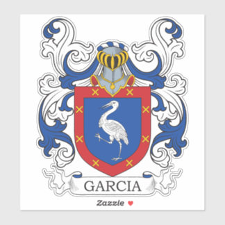 Garcia Familienwappen Aufkleber