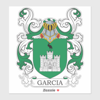 Garcia Familienwappen Aufkleber