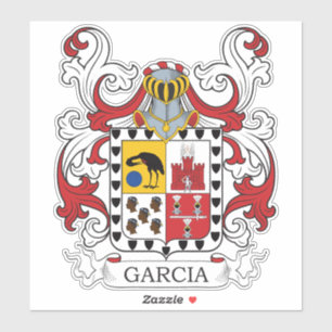 Garcia Familienwappen Aufkleber