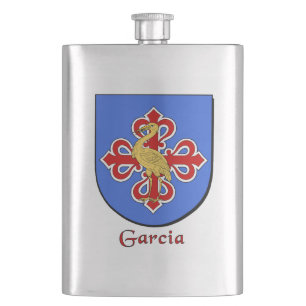 Garcia Heraldic Shield Flachmann