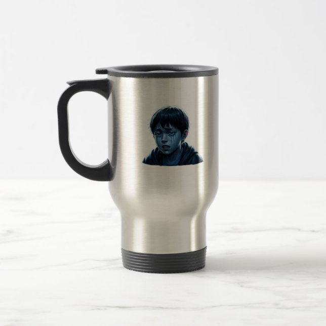 Garçon avec des tasses (Gauche)