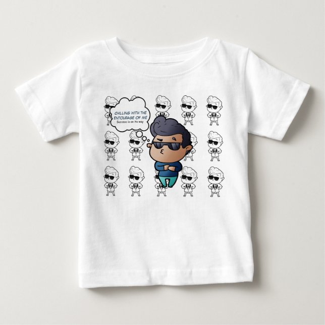 Garçon avec lunettes de soleil T-Shirt (Devant)