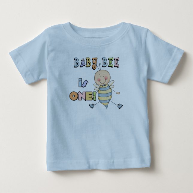 Garçon Bébé Bee 1er Anniversaire Tshirts et cadeau (Devant)