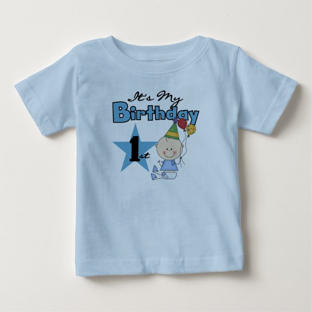 Garçon C'est mes t-shirts et cadeaux d'anniversair (Devant)