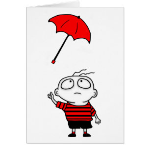 Garçon de parapluie