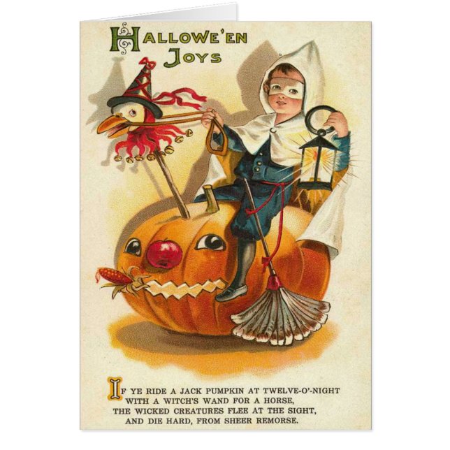 Garçon déguisé Citrouille Jack O' Lantern Pomme (Devant)
