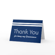 GARÇON D'HONNEUR White Stripes Mariage MERCI