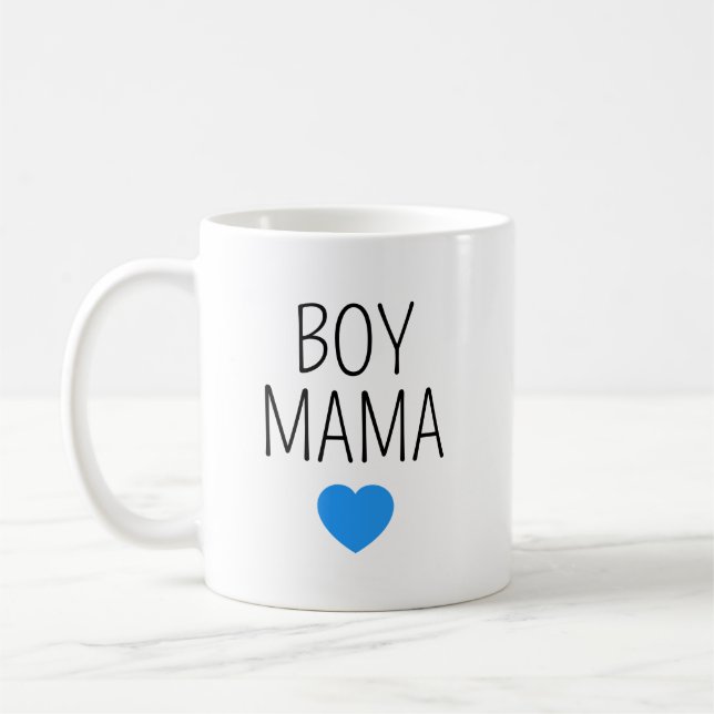 Garçon Mama Mug, Maman de Boys Mug, Maman Mug avec (Gauche)