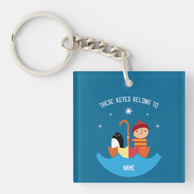 Garçon Perdu Et Trouvé Amitié Métal Lunchbox Clé (Devant)