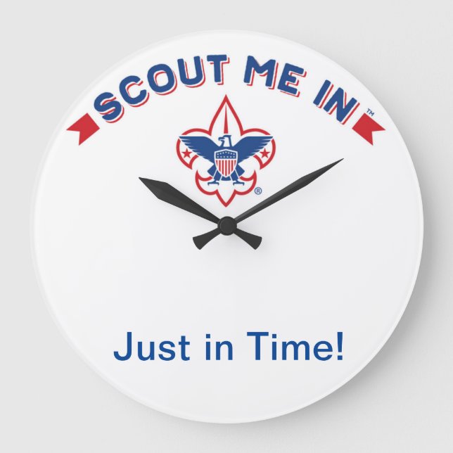 Garçon Scouts of America Horloge murale acrylique (Recto)