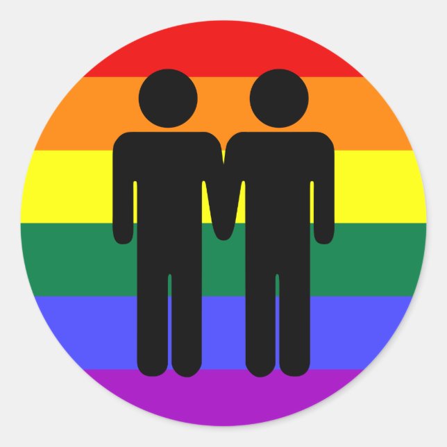 Garçon + Sticker arc-en-ciel garçon (Devant)