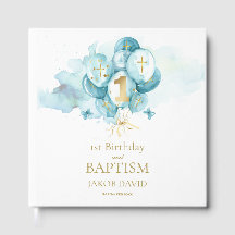 Garçons 1er Anniversaire & Baptême Garder Livre d'