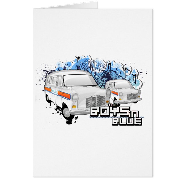 Garçons En Bleu - Retro Police Van 1988 (Devant)