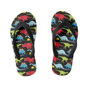 Garçons fun Dinosaur motif tongs flops