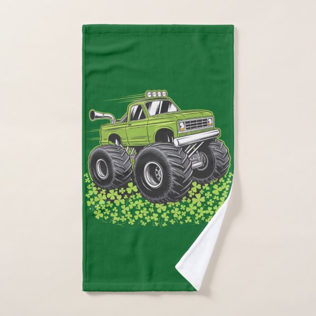Garçons Jour de la Saint Patrick Toddler Lucky Mon (Serviette à main)