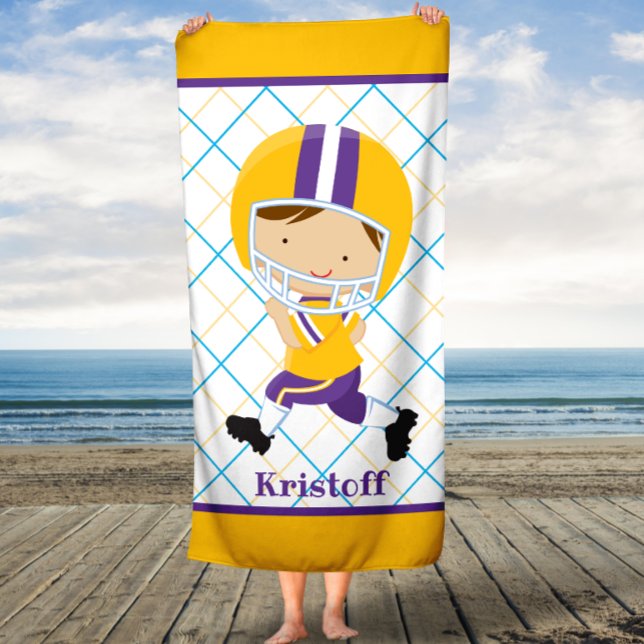 Garçons personnalisés Sports Home Run Serviette de (Créateur téléchargé)