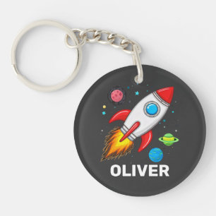 Garçons Rocket Outerspace Cute Personnalisée