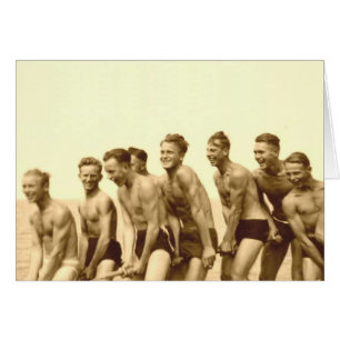 Garçons sur une corde