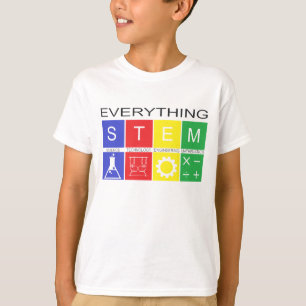 Garçons tout T-shirt de TIGE avec le texte noir