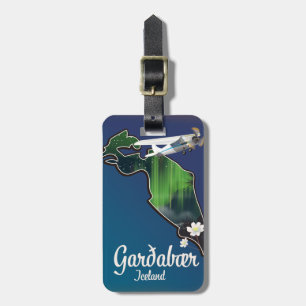 Garðabær Island Reiseplakat Gepäckanhänger