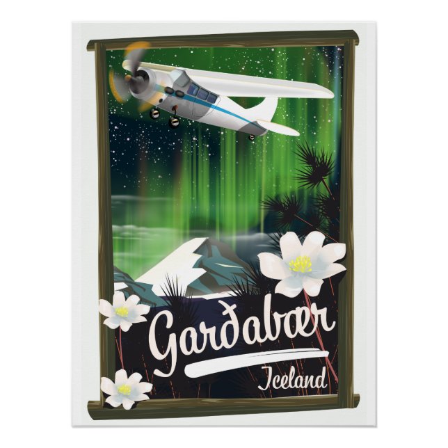 Garðabær Island Reiseplakat Poster (Vorderseite)