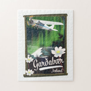 Garðabær Island Reiseposter Jigsaw Puzzle