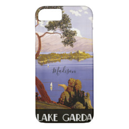 Gardasee Italien - kundenspezifische Monogramm-Tel Case-Mate iPhone Hülle