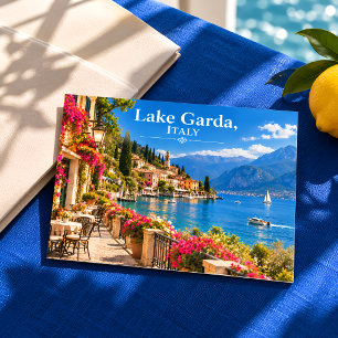 Gardasee Italien Malerisches Seeuferdorf Reise Postkarte