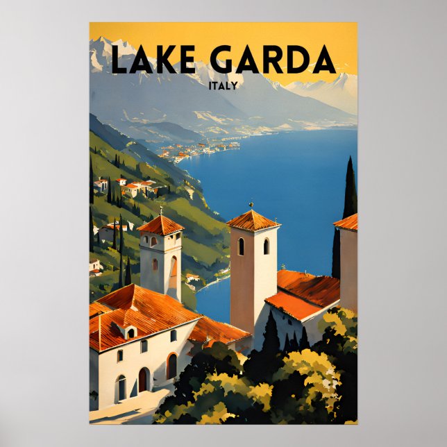 Gardasee Italien Poster (Vorne)