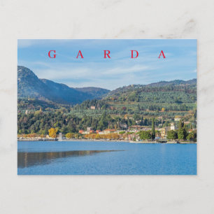 Gardasee Panoramablick auf den Gardasee Postkarte