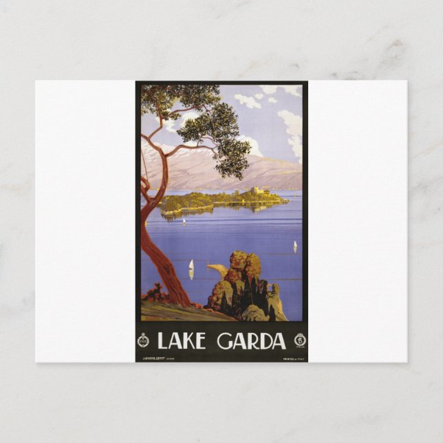 Gardasee Postkarte (Vorderseite)