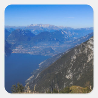 Gardasee Quadratischer Aufkleber
