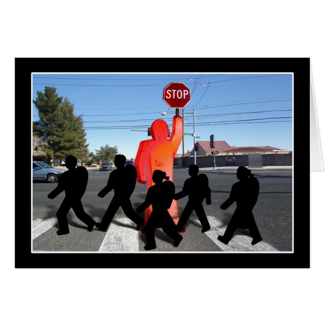 Garde de passage avec enfants (Devant horizontal)