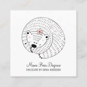 Garde d'enfants Mama Bear Carte de visite