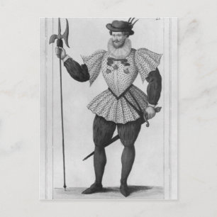 Garde der Provokation von Paris Postkarte