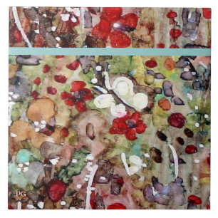 "Garden all a Flutter" Fliese