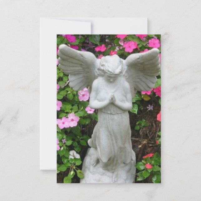 Garden Angel Danke, Card Dankeskarte (Vorderseite)