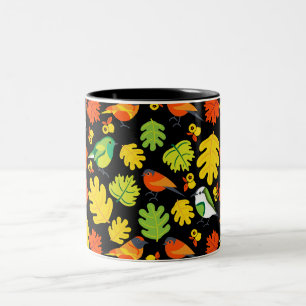 Garden Bird Wohngestaltung Print Zweifarbige Tasse