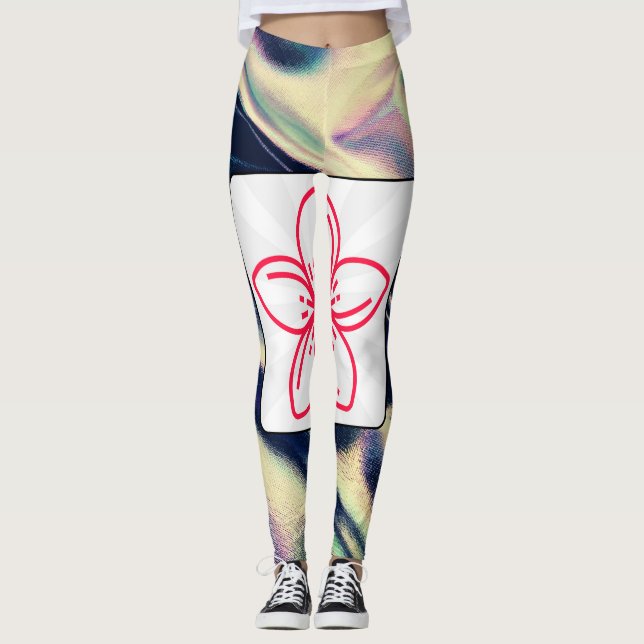 Garden Bloom Floral Leggings (Vorderseite)