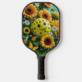 Garden Bloom Pickleball - Niedliche Sonnenblume & Schläger