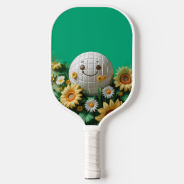 Garden Bloom Pickleball - Niedliche Sonnenblume & Schläger