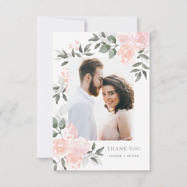 Garden Blooms Dankeschön Card Dankeskarte (Vorderseite)