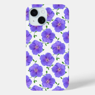 Garden Blue Geranium-Blume Case-Mate iPhone Hülle