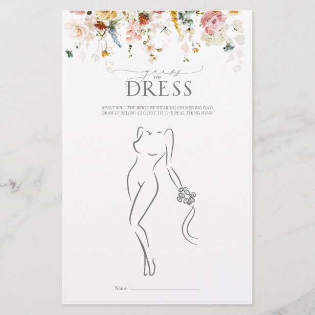 Garden Blume Brautparty (Vorderseite)