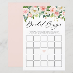Garden Blume Bridal Bingo Brautparty Game
